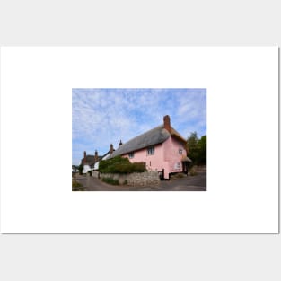 Thatched cottage at Otterton Posters and Art